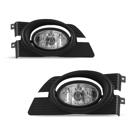 Winjet Fog Lights - Clear - Wiring Kit Included CFWJ-0103-C